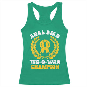 Bead Tug O War Champion Racerback Tank Top Funny Sarcastic Saying Weird Gag Gift TS10 Irish Green Print Your Wear