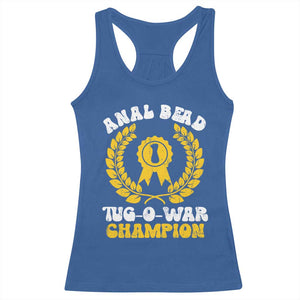 Bead Tug O War Champion Racerback Tank Top Funny Sarcastic Saying Weird Gag Gift TS10 Royal Blue Print Your Wear