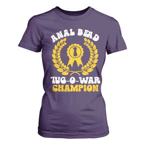 Bead Tug O War Champion T Shirt For Women Funny Sarcastic Saying Weird Gag Gift TS10 Purple Print Your Wear