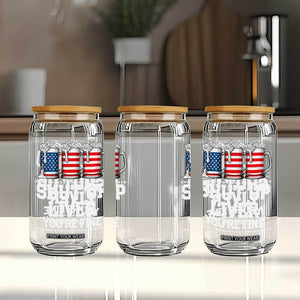 Beer American Flag 4th of July Glass Can Merica Drinking USA Shut Up Liver You Are Fine TS10 Print Your Wear