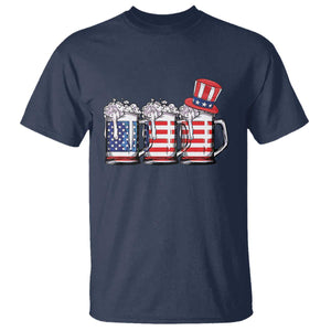 Beer American Flag 4th of July T Shirt Merica Drinking USA TS10 Navy Print Your Wear