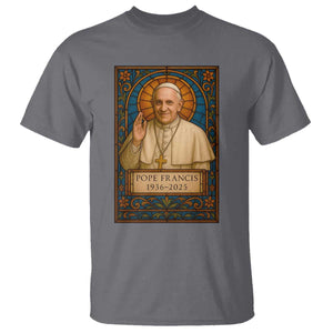 Beloved Pope Francis T Shirt 1936-2025 Memorial TS02 Charcoal Print Your Wear