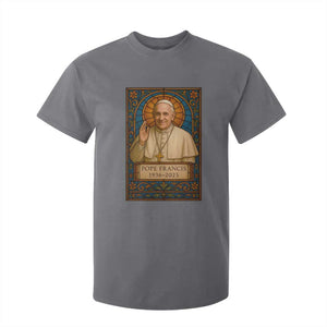 Beloved Pope Francis T Shirt For Kid 1936-2025 Memorial TS02 Charcoal Print Your Wear