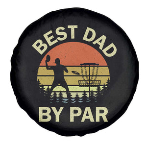 Best Dad By Par Disc Golf Spare Tire Cover American Camouflage Flag TS10 Print Your Wear