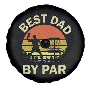Best Dad By Par Disc Golf Spare Tire Cover American Camouflage Flag TS10 Print Your Wear
