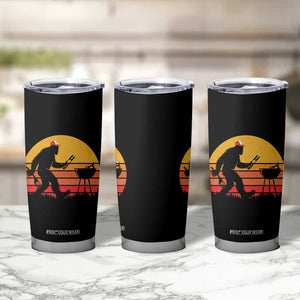 Bigfoot BBQ Tumbler Cup Funny Barbecue Sasquatch Lovers Dad Grill Gift TS10 Print Your Wear