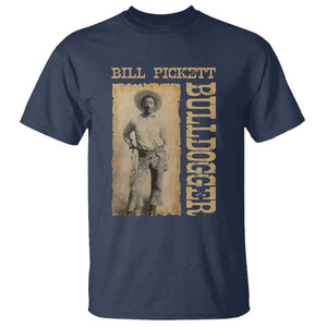 Bill Pickett The Bulldogger T Shirt Western African American Cowboy TS11 Navy Print Your Wear