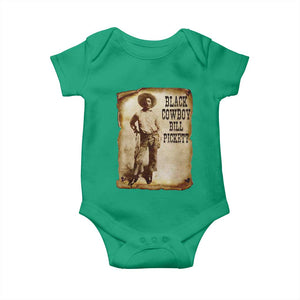 Black Cowboy Bill Pickett Baby Onesie African American Cowboys Black History TS10 Irish Green Print Your Wear