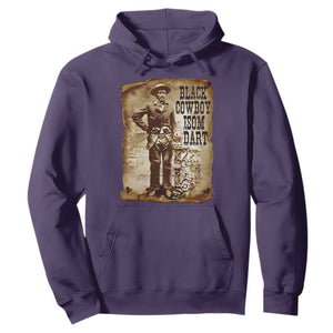 Black Cowboy Isom Dart Hoodie African American Cowboys Black History TS10 Purple Print Your Wear