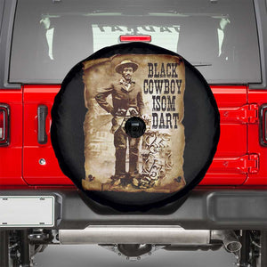 Black Cowboy Isom Dart Spare Tire Cover African American Cowboys Black History TS10 Black Print Your Wear