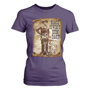 Black Cowboy Isom Dart T Shirt For Women African American Cowboys Black History TS10 Purple Print Your Wear