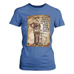 Black Cowboy Isom Dart T Shirt For Women African American Cowboys Black History TS10 Royal Blue Print Your Wear