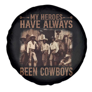 Black Cowboys Spare Tire Cover Western Rodeo Melanin Black History Texas Men TS10 Print Your Wear
