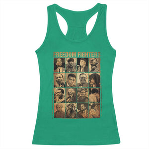 Black Freedom Fighters Racerback Tank Top Huey P. Newton Bobby Seale Black History Month Juneteenth TS10 Irish Green Print Your Wear