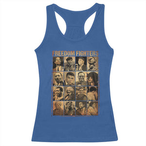 Black Freedom Fighters Racerback Tank Top Huey P. Newton Bobby Seale Black History Month Juneteenth TS10 Royal Blue Print Your Wear