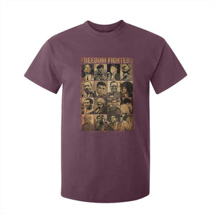 Black Freedom Fighters T Shirt For Kid Huey P. Newton Bobby Seale Black History Month Juneteenth TS10 Maroon Print Your Wear