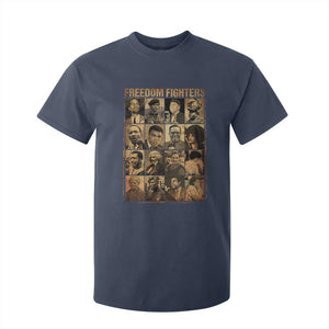Black Freedom Fighters T Shirt For Kid Huey P. Newton Bobby Seale Black History Month Juneteenth TS10 Navy Print Your Wear