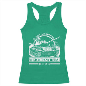 Black Panthers 761st Tank Battalion Racerback Tank Top WW2 Heroes Black History Month TS11 Irish Green Print Your Wear
