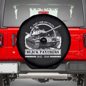 Black Panthers 761st Tank Battalion Spare Tire Cover WW2 Heroes Black History Month TS11 Black Print Your Wear