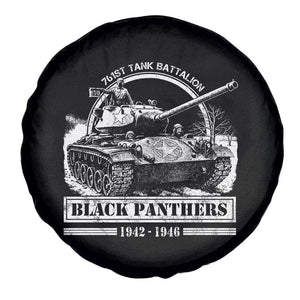 Black Panthers 761st Tank Battalion Spare Tire Cover WW2 Heroes Black History Month TS11 Print Your Wear