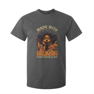 Black Women T Shirt For Kid Melanin Juneteenth Black History TS10 Dark Heather Print Your Wear