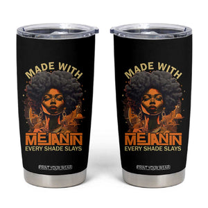 Black Women Tumbler Cup Melanin Juneteenth Black History TS10 Black Print Your Wear