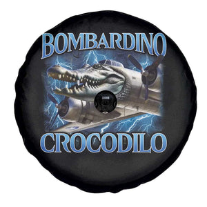 Bombardino Crocodilo Spare Tire Cover Internet Memes Italian Brainrot TS10 Print Your Wear