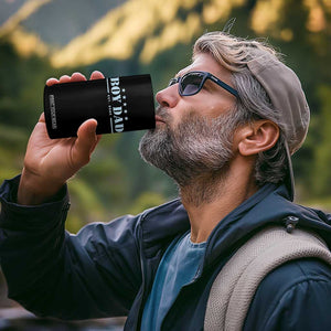 Boy Dad Est 2025 4 in 1 Can Cooler Tumbler Expect Baby Boy Son Father 2025 TS10 Print Your Wear