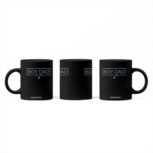 Boy Dad Est 2025 Coffee Mug Newborn Daddy Father Baby Boy Son Expect Baby TS10 Print Your Wear