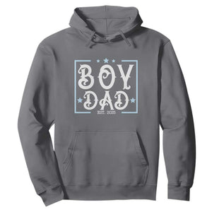 Boy Dad Est 2025 Hoodie Expect Baby Boy Fathers Day 2025 TS10 Charcoal Print Your Wear