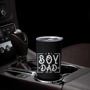 Boy Dad Est 2025 Tumbler Cup Expect Baby Boy Son Fathers Day 2025 TS10 Print Your Wear