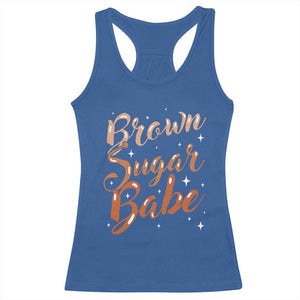 Brown Sugar Babe Racerback Tank Top Proud Woman Melanin Pride Black Girl TS10 Royal Blue Print Your Wear