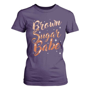 Brown Sugar Babe T Shirt For Women Proud Woman Melanin Pride Black Girl TS10 Purple Print Your Wear