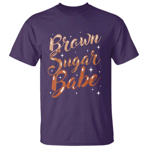 Brown Sugar Babe T Shirt Proud Woman Melanin Pride Black Girl TS10 Purple Print Your Wear