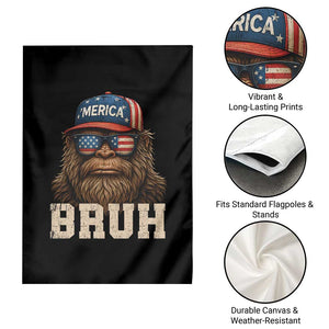 Bruh Bigfoot Merica Garden Flag American Flag Patriotic 4th Of July TS10 Print Your Wear