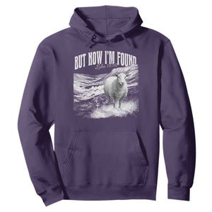 But Now I'm Found Hoodie Christian Faith Sheep TS11 Purple Print Your Wear