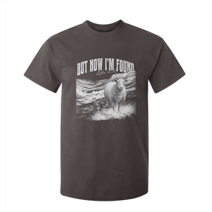 But Now I'm Found T Shirt For Kid Christian Faith Sheep TS11 Dark Chocolate Print Your Wear