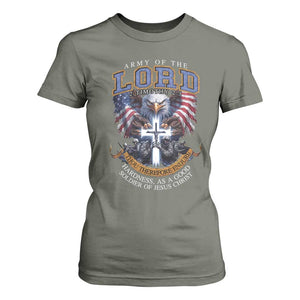 Christian Soldier T Shirt For Women Army Of The Lord Thou Therefore Endure Hardness As A Good Soldier TS11 Military Green Print Your Wear
