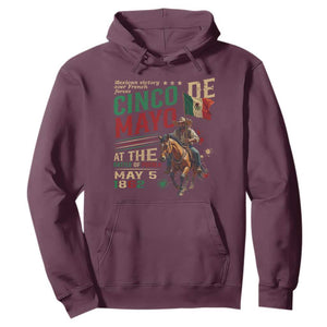 Cinco De Mayo Celebrate The Battle Of Puebla Mexico Hoodie TS11 Maroon Print Your Wear