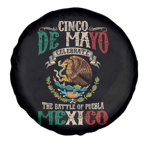 Cinco De Mayo Celebrate The Battle Of Puebla Mexico Spare Tire Cover Vintage Mexican Flag TS11 Print Your Wear