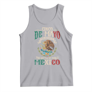 Cinco De Mayo Celebrate The Battle Of Puebla Mexico Tank Top Vintage Mexican Flag TS11 Athletic Heather Print Your Wear