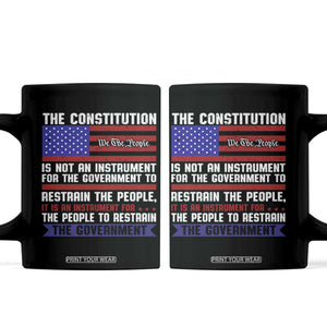 Constitution Liberty American Patriotic Coffee Mug We The People US Flag TS02 Black Print Your Wear