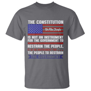 Constitution Liberty American Patriotic T Shirt We The People US Flag TS02 Charcoal Print Your Wear