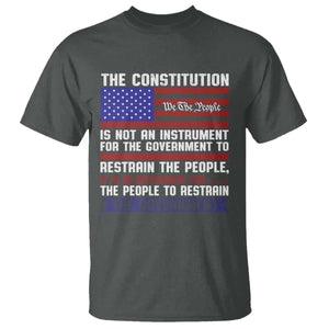 Constitution Liberty American Patriotic T Shirt We The People US Flag TS02 Dark Heather Print Your Wear