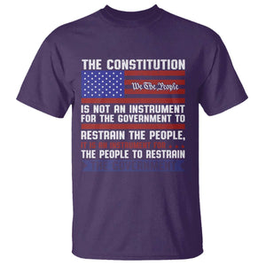 Constitution Liberty American Patriotic T Shirt We The People US Flag TS02 Purple Print Your Wear