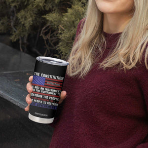 Constitution Liberty American Patriotic Tumbler Cup We The People US Flag TS02 Print Your Wear