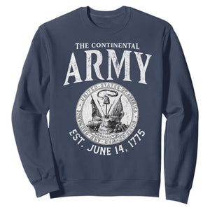 Continental Army America Independence Revolutionary War Seal Sweatshirt TS11 Navy Print Your Wear