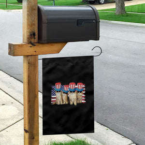 Cool American Patrotic Cats Garden Flag Funny 4th of July US Flag Pet Lover TS02 Print Your Wear