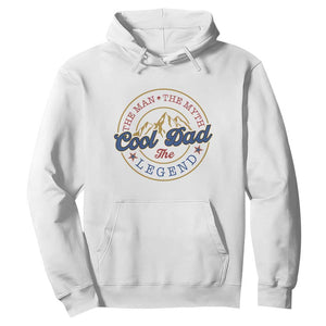 Cool Dad The Man The Myth The Legend Hoodie Fathers Day Beer Lover TS11 White Print Your Wear