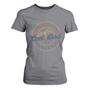 Cool Dad The Man The Myth The Legend T Shirt For Women Fathers Day Beer Lover TS11 Charcoal Print Your Wear